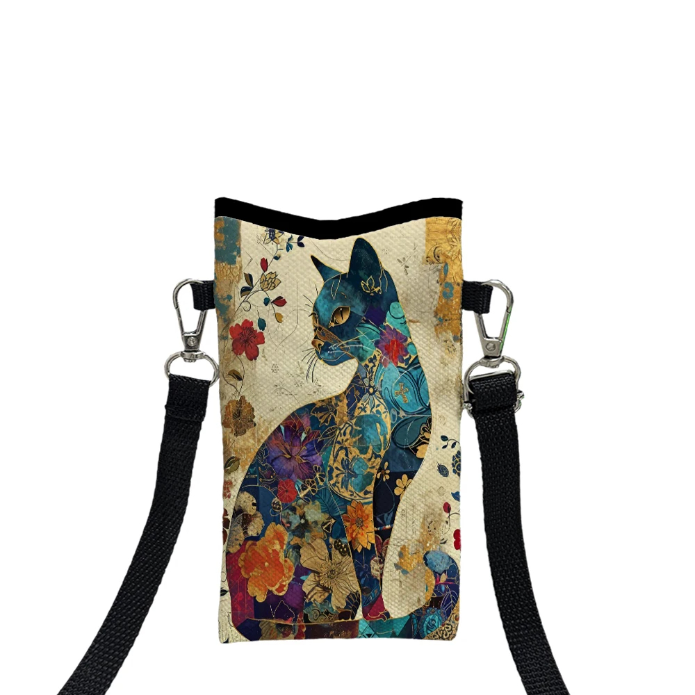 Crossbodytas met bloemenkatpat - Art Craft Bag recensie en prijs