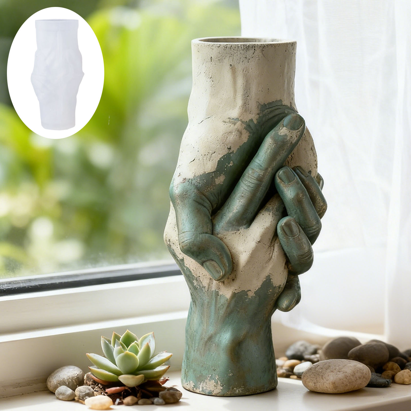 Artistieke hand-in-hand vaas s - Art Craft Vase recensie en prijs