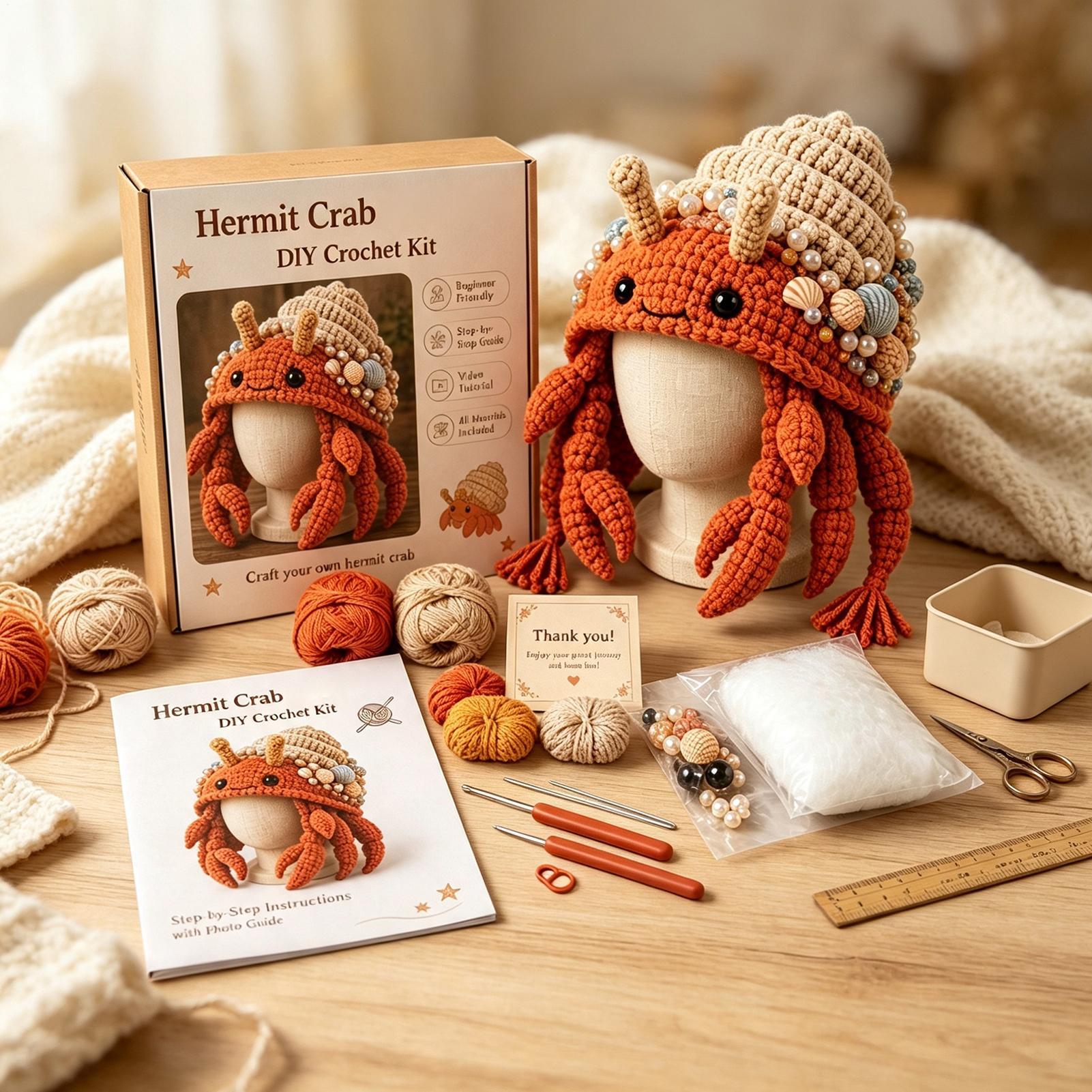 Hoed haakpakket handgemaakt ze - Art Craft Girl recensie en prijs