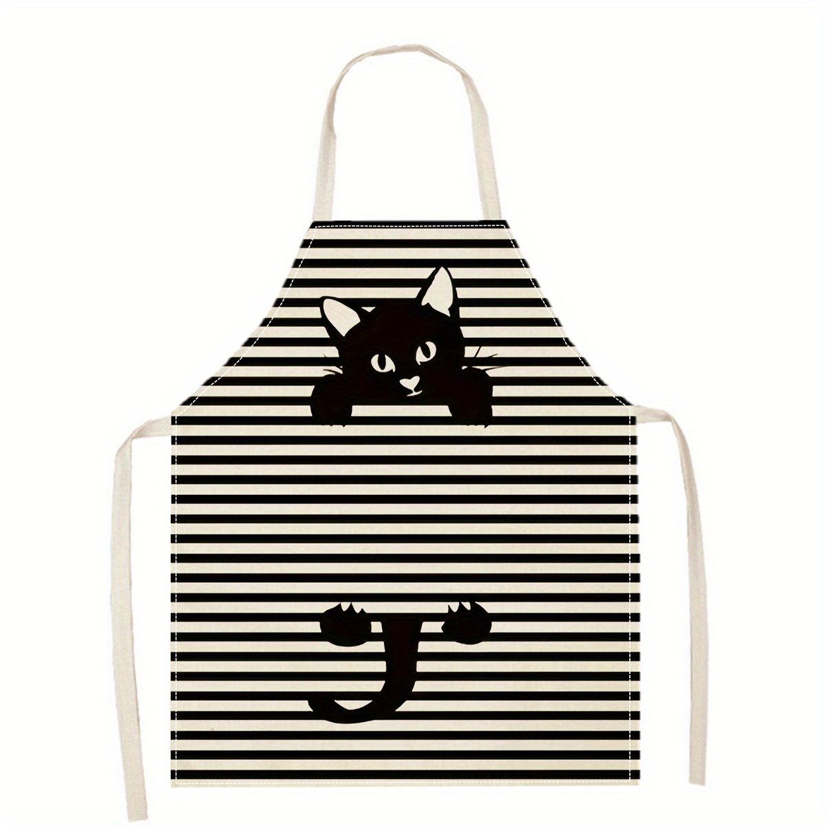 Linnen schort grappige kat zon - Art Craft Gift Ideas recensie en prijs