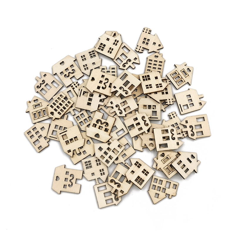 50 stuks ongeverfde houtplakke - Art Craft Activities For Preschoolers recensie en prijs