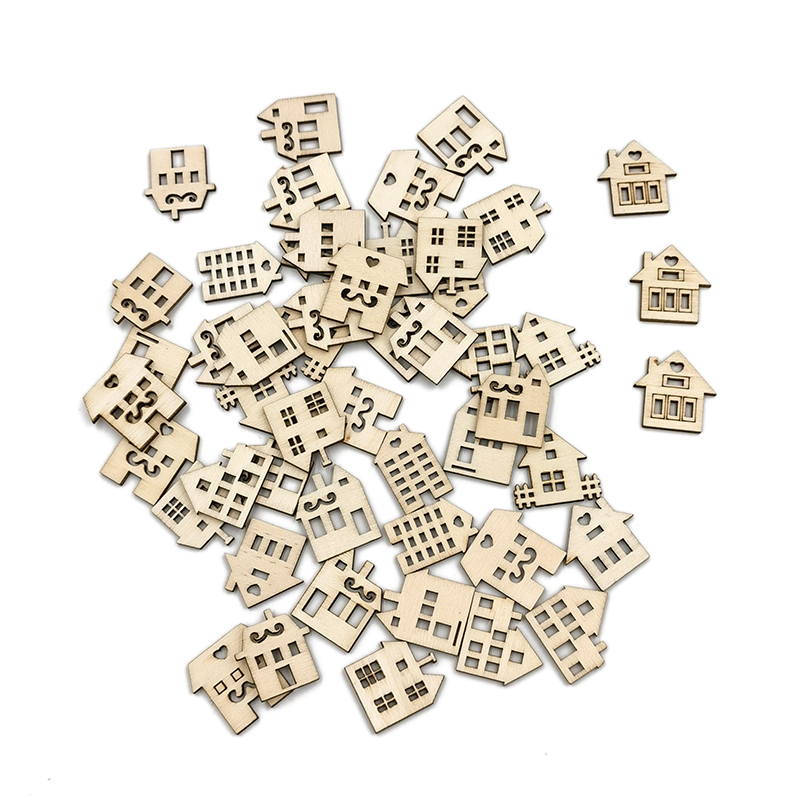 50 stuks ongeverfde houtplakke - Art Craft Activities For Preschoolers recensie en prijs