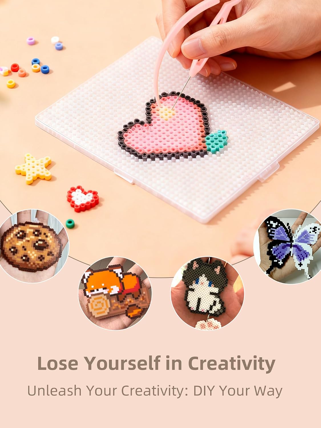 Fuse Beads Kit-Easy DIY-96 kle - Art Craft Us recensie en prijs