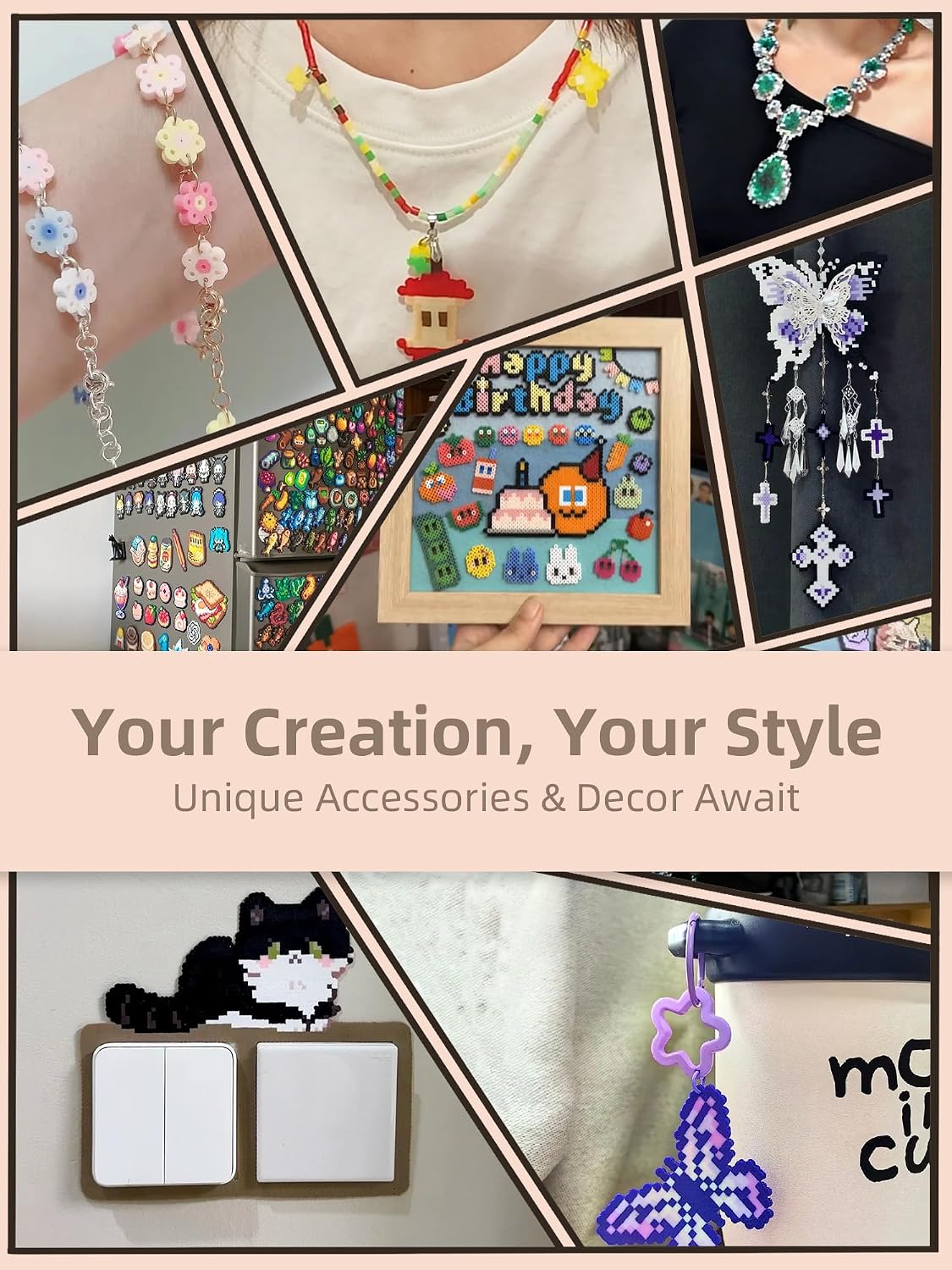 Fuse Beads Kit-Easy DIY-96 kle - Art Craft Us recensie en prijs